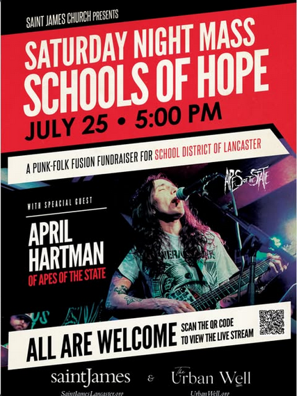 Flyer for April Hartman