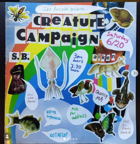 Flyer for sbiscool, Creature Campaign, aiken