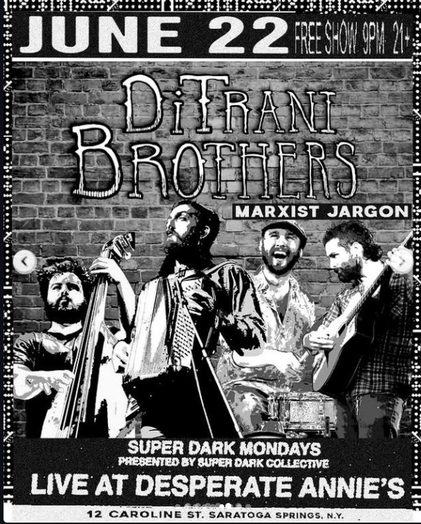Flyer for Marxist Jargon, Ditrani Brothers