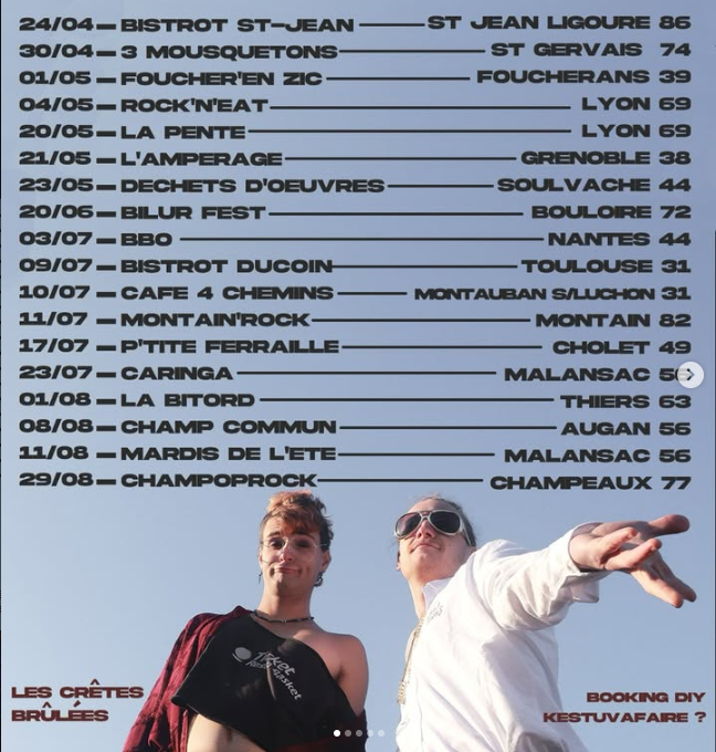 Flyer for Les Cretes Brulees, Resto Basket, Ponderale, La Pignata