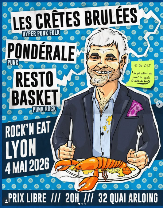 Flyer for Les Cretes Brulees, Resto Basket, Ponderale