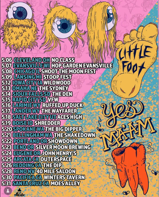 Flyer for Yes Ma'am, Little Foot