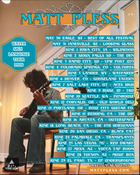 Flyer for Matt Pless