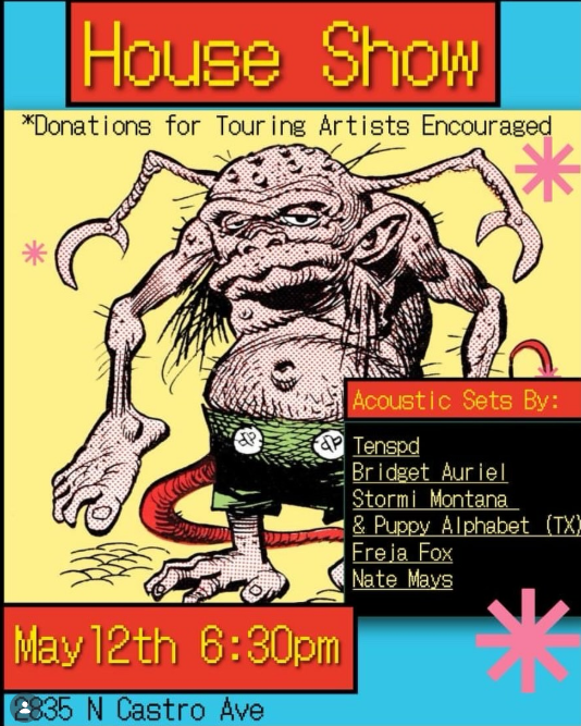 Flyer for Puppy Alphabet, Stormi Montana, Freja Fox, Tenspd, Bridget Auriel, Nate Mays