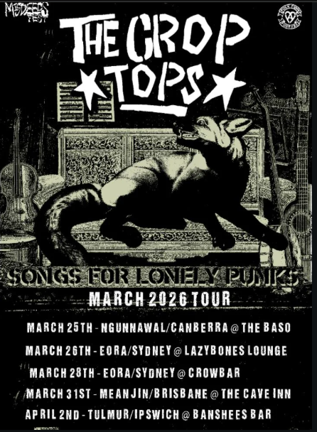 Flyer for The Crop Tops